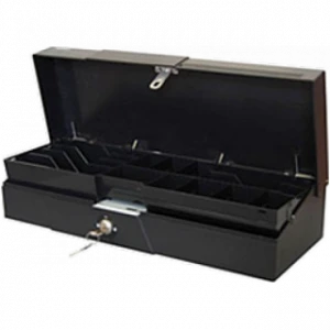 Денежный ящик Flip-top Posiflex CR-2020B черный, крышка из высокопрочного пластика